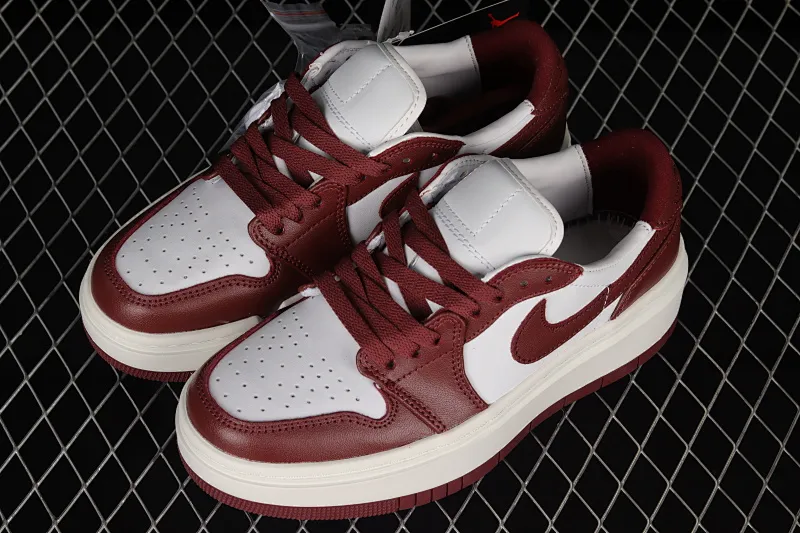 All categories Air Jordan Jordan series basketball shoes Air Jordan 1 Low Air Jordan 1 Elevate Low SE "Wolf Grey" Little AJ thick-soled retro basketball shoes DH7004-161